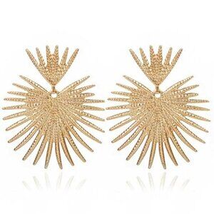 Heart Dangle Earrings Studs Gold Star Statement Earrings Flower Geometric